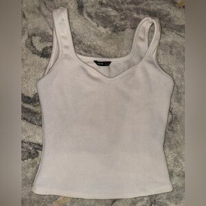 Basic white tank top